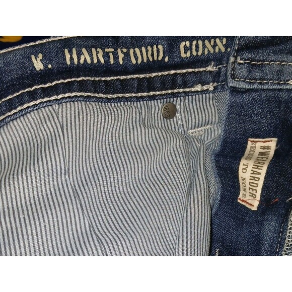 TK Axel Bootcut Jeans 40x31 Embroidered Flap Pocket Y2K Western Denim EUC - Picture 13 of 14